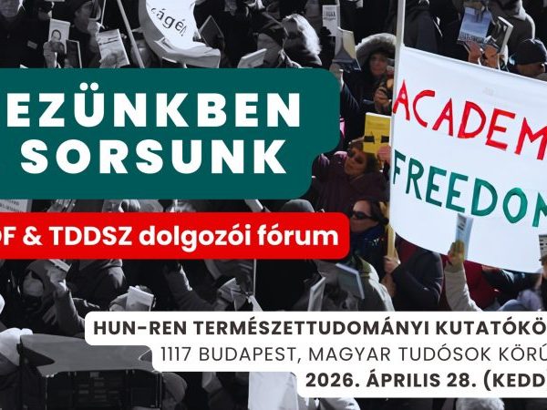 Kezünkben a sorsunk – az ADF és a TDDSZ dolgozói fóruma a kutatóhálózat&nbsp;jövőjéről
