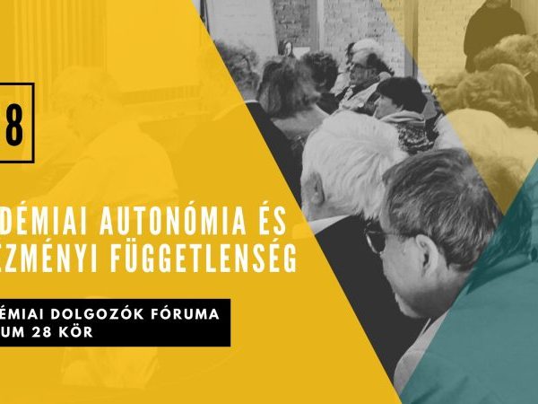 Akadémiai autonómia és intézményi függetlenség – az ADF és a Stádium 28 Kör&nbsp;konferenciája